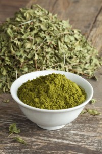 Moroccan henna leaves and powder